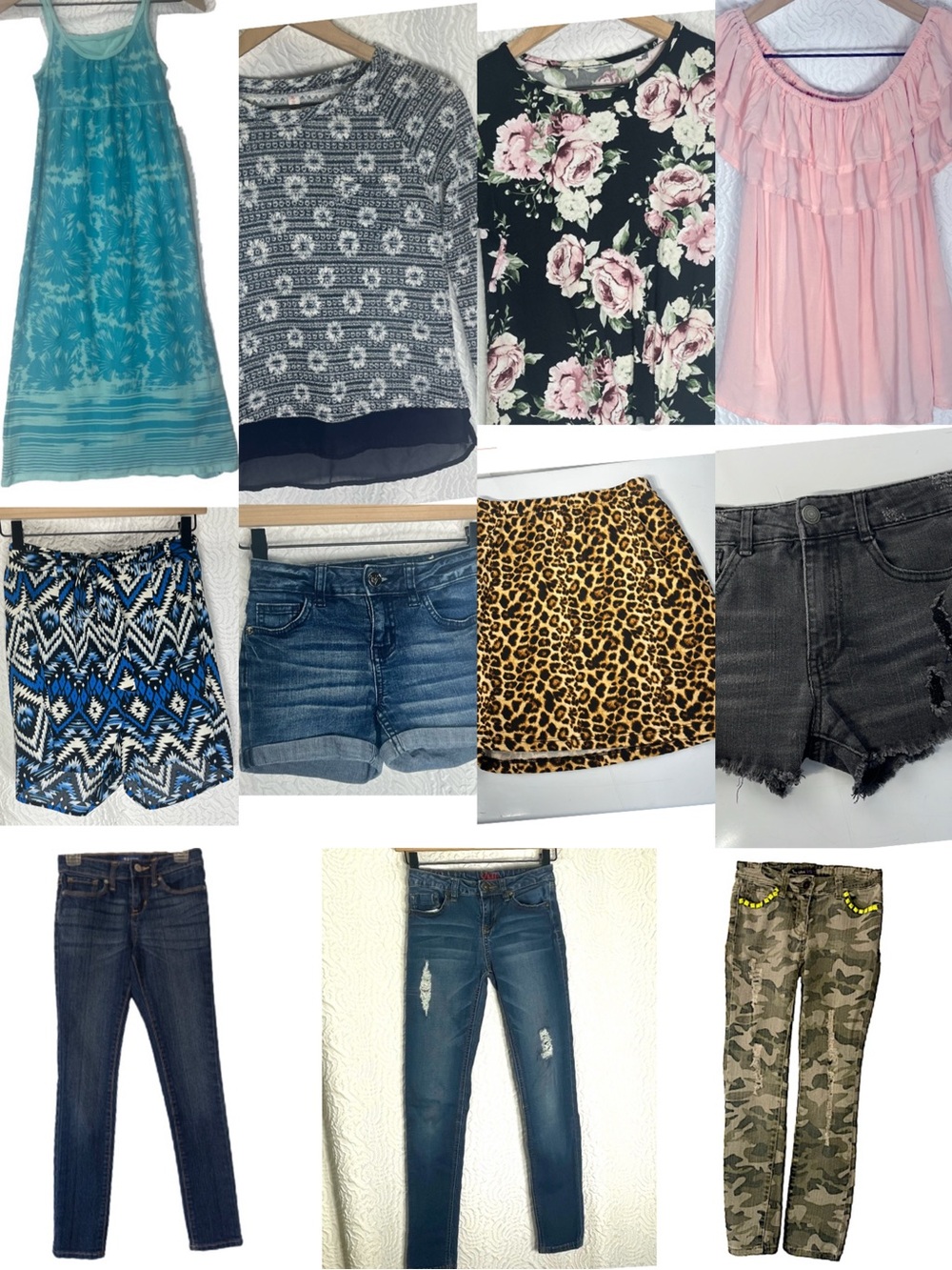 Girls Size 10/12 Complete Wardrobe Bundle – 11 Pieces